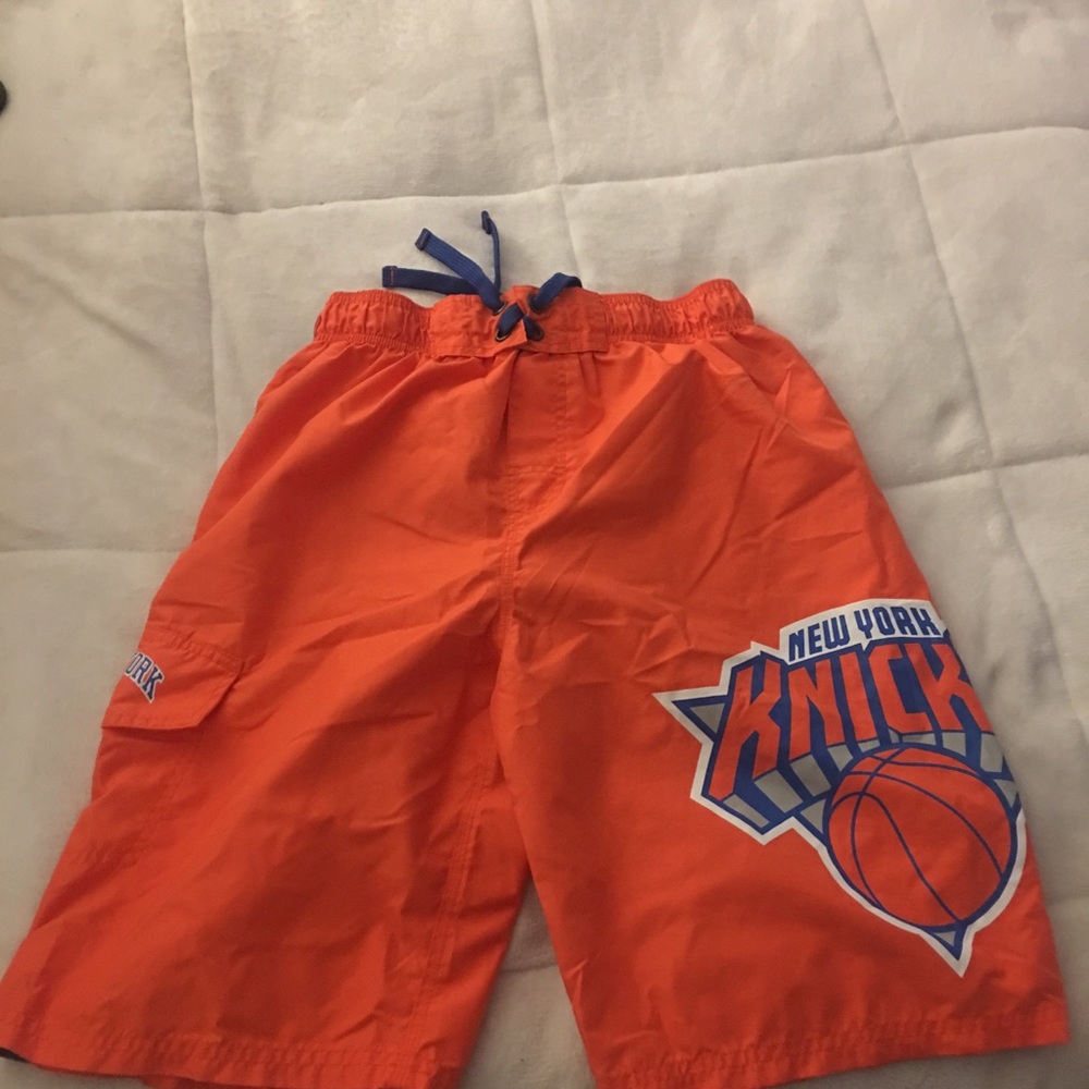 Knicks Swimming Trunks Size 14-16 Large